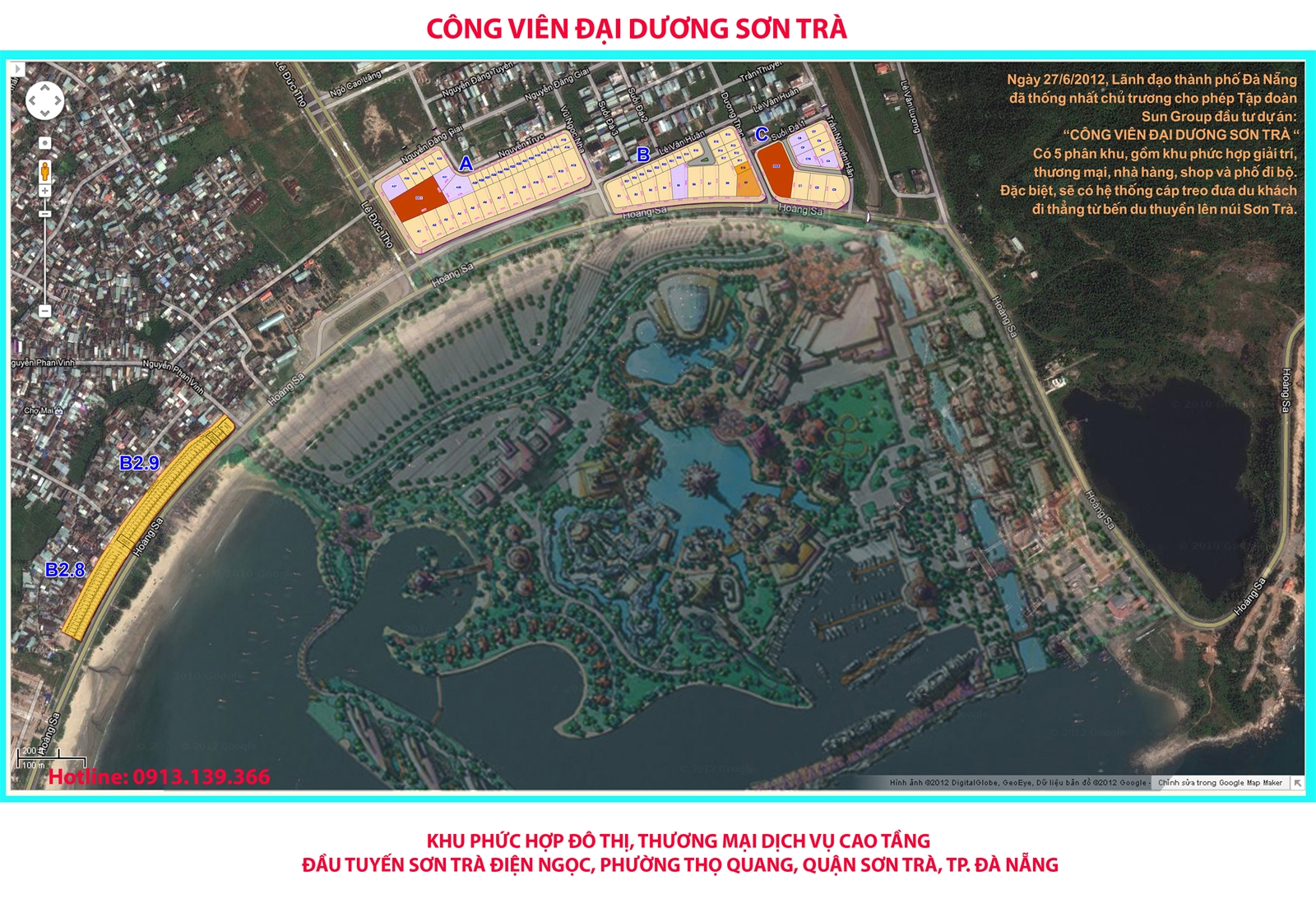 Chuyển nhượng QSD đất khu đầu tuyến Sơn Trà mặt tiền đường Võ Nguyên Giáp Đà Nẵng